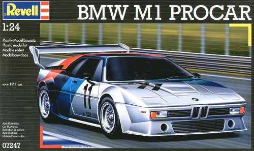 maquette bmw m1 de chez revell 24e