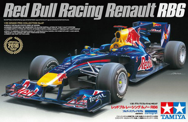 Maquette Tamiya 20067 Red Bull Racing Renault RB6 1:20