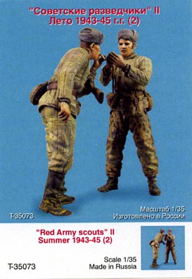 Tahk Model Soviet Red Army Scouts Summer 1943-45 1/35 scale resin figures T35063 